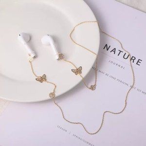 Butterfly AirPod Holder  - Anti-Lost Chain for Airpods - Airpod Chain